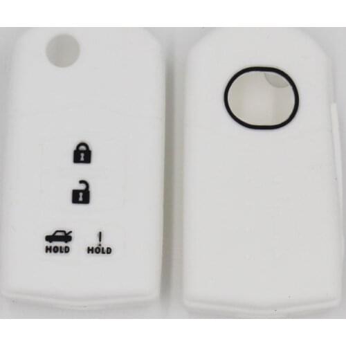 2PC Silicone Car Remote Key Cover Case for Mazda 3 6 BL BM GJ Atenza Axela CX-5 CX5 KE KF CX3 CX7 CX9 MX5 Accessories