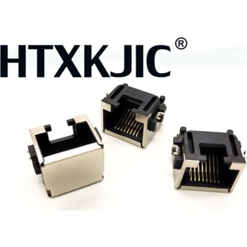 40pcs RJ45 socket SMD female horizontal H = 8.6 RJ45 laptop network jack