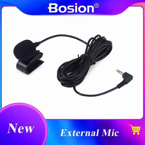 Car Audio Microphone 3.5mm Jack Plug Mic Stereo Mini Wired External Microphone for Auto DVD Radio 3m Long