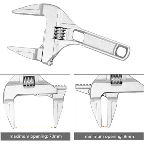Free Shipping Aluminum Integrated Alloy Bathroom Wrench Maintenance Tool Toilet Pipeline Repair Spanner G13-1042