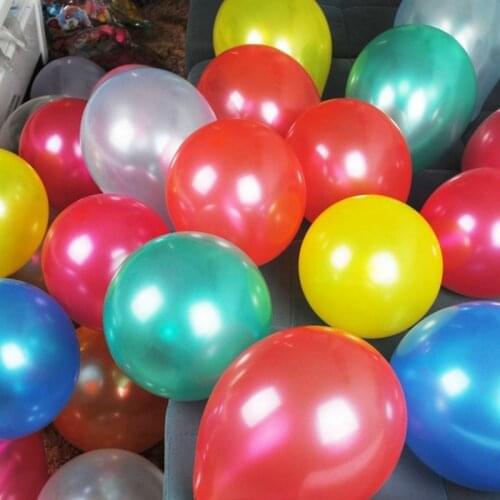 Factory wholesale 50pcs 12Inch 2.8g Latex Balloons Celebration Birthday wedding Party Decorative toys Pearl Balloon gift balls