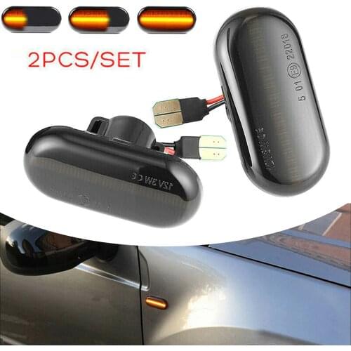 Dynamic LED Side Marker Indicator Light For For Renault CLIO Twingo Dacia Duster LED Side Marker Light