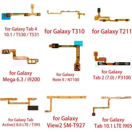 Power Button and Volume Button Flex Cable for Galaxy Tab 4 10.1/T530/T531/T310/T211/Note II/Tab 2/P3100/Tab S5e/Tab 10.1/ M10