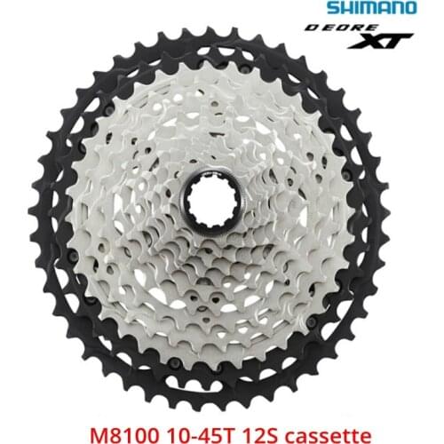SHIMANO DEORE XT CS M8100 Cassette Sprocke M8100 Freewheel Cogs Mountain Bike MTB 12-Speed 10-45T 10-51T M8100 Cassette Sprocket