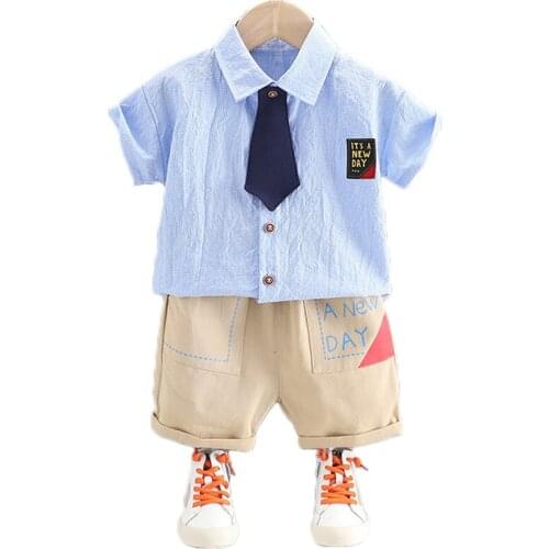 2021 New Baby Boy Clothes Set Newborn Boy Suit Short Sleeve Tops+Shorts 2PCS Summer Bebes College style or Camouflage 0-4 Years