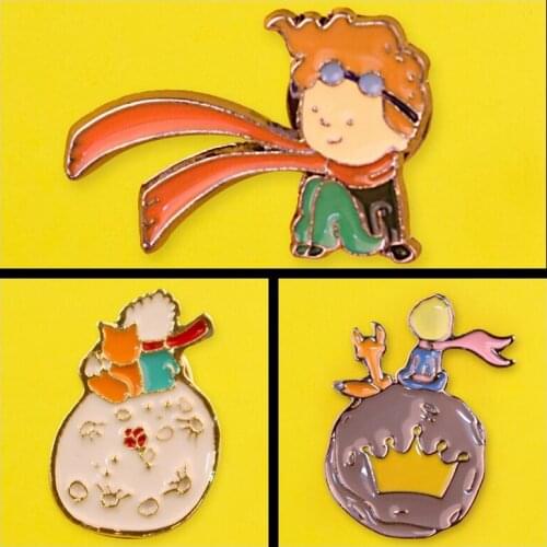 Little Prince Brooches Pins Lapel Pins Badges Brooch Metal Badges On a Backpack Lovely Anime Pins Badges on Clothes DIY