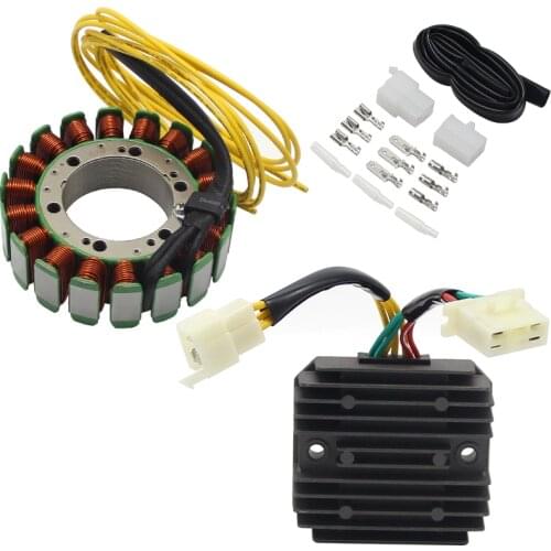 Motorcycle Magneto Stator Generator Ignition Coil+Regulator Rectifier For Honda XLV600 XL600 Transalp XRV650 Africa Twin