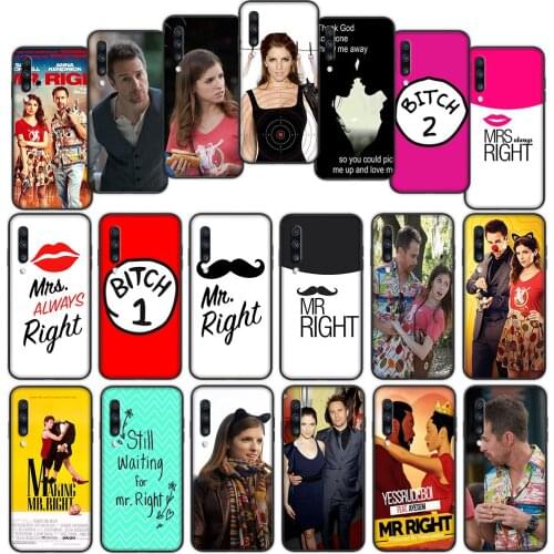 Mr Right Couple Soft Cover Case for Samsung Galaxy A11 A21 A21S A41 A51 A71 A81 A91 M11 M21 M31 M31S