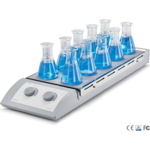 MS-H-S10 10-Channel Classic Hotplate Magnetic Stirrer with Heating