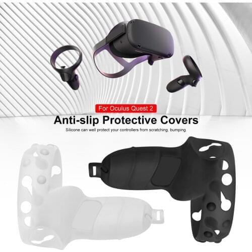New Touch Controller Grip Cover Protector For Oculus Quest 2 Anti-sweat Drop-proof Silicone Cover Handle Controller Cover