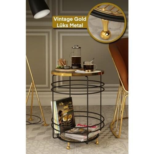 Coffee table Side Medium Metal Zigon Coffee Table Gold Flip Bookcase Shelf Coffee Table