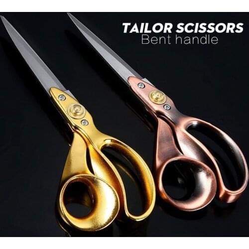 9 inch Professional Sewing Scissors Tailor Scissors For Fabric Cutting Exquisite Steel Dressmaker Scissor Shears Stainless Tool