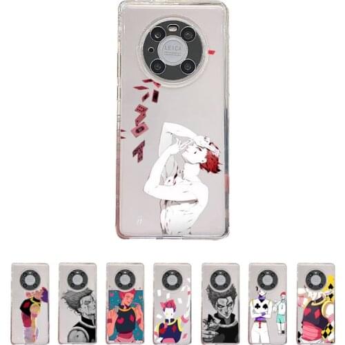 Hisoka Anime Hunter X hunter Phone Case Transparent For Huawei honor V 40 30 20 X note 10 pro lite max s Soft TPU Clear bags