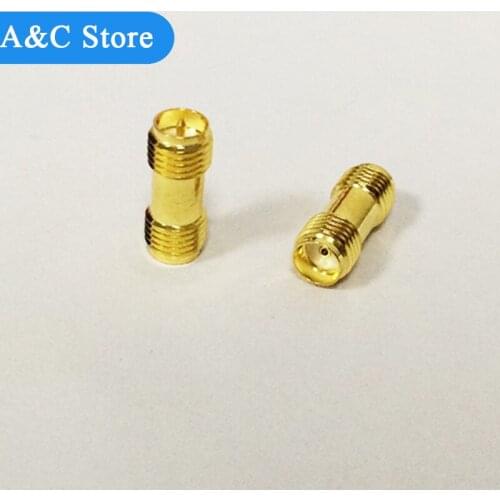 RP SMA Female to SMA Female RF Coax Adapter convertor Straight goldplated factory outlet high quality free shipping