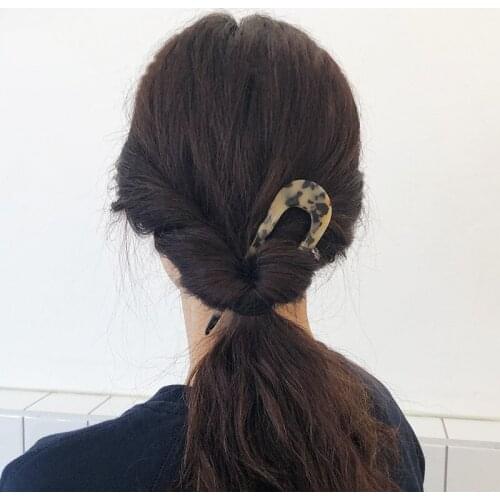 Japan Vintage Hair Sticks Women U Shape Girls Hairpins Hairclip Simplicity Elegance Lady Hairpins Fashion Hair Accessories