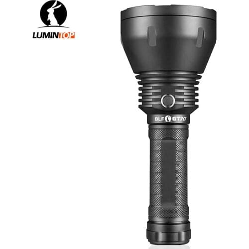 Lumintop BLF GT70 Outdoor Flashlight 12 V Cree XHP70.2 max 7500 lumen beam distance 1400 meter torch Searchlight