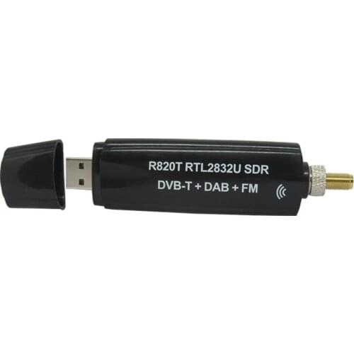 USB RTL SDR receiver R820T2 RTL2832U SDR Software define Radio Dongle for AM, FM, DAB+, ADS-B, LSB D300U