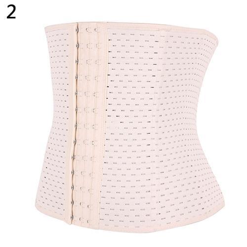 Steel Boned Postpartum Venthole Weight Loss Tummy Control Body Shaper Waist Cincher Shaper Waist Trimmer Slimming Shapewear