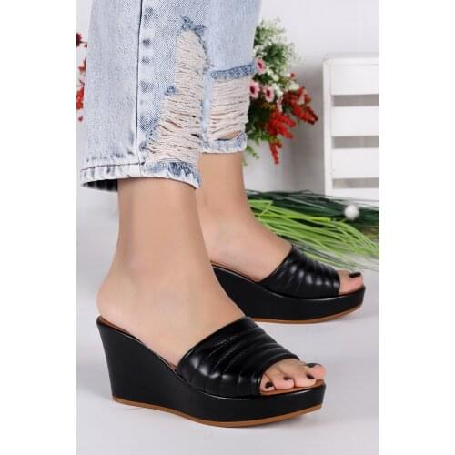 Woggo Pnt 439028 Daily 7 Cm Wedges Female Slippers
