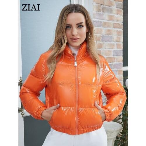 Женские короткие пуховики Ziai China At AliExpress