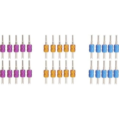 10Pcs Valve Core Wrench Tyre Valve Core Removal Tool Air Conditioning Repair Tool Car Motor Bike Repair Tool