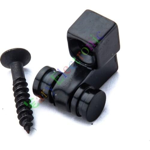 Wholesale and retail 4pc Black Electric Guitar Neck Ball Press Button Screw Musical Instrument Parts free shipping