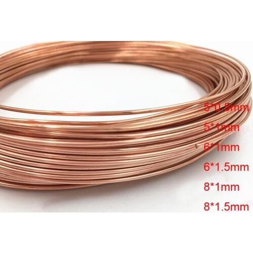 5mm 6mm 8mm od copper coiler red copper coil pipe tough pitch copper scroll tube Air conditioning copper tube softness flexible