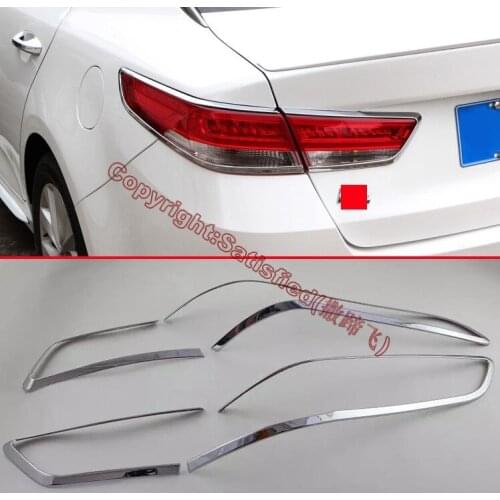 ABS Chrome Tail Light Rear Back Frame Lamp Cover molding For KIA K5 Optima 2016 2017