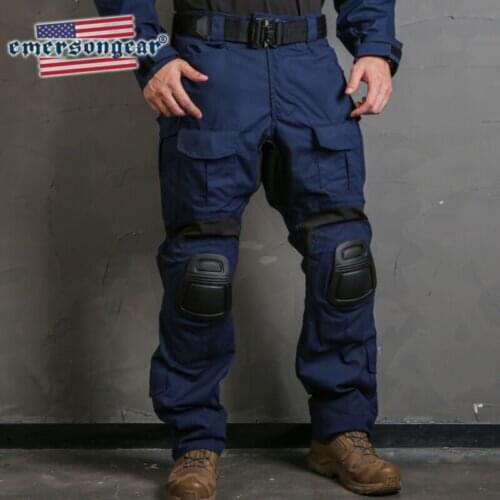 Emersongear Gen3 Combat Pants Airsoft Military bdu Trousers with Knee Pad Navy Blue EMB9462