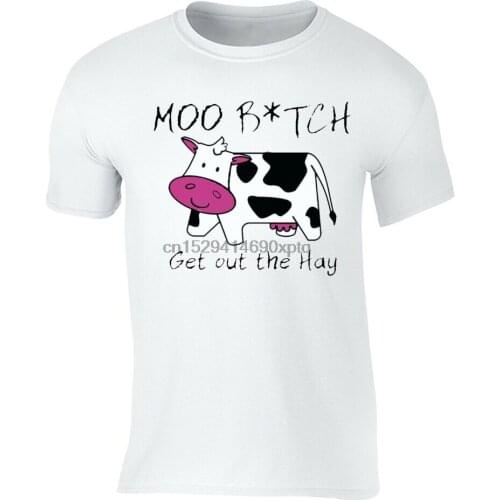Moo Btch Get Out The Hay Shirt Hilarious Ludacris tshirt Unisex T-Shirt White