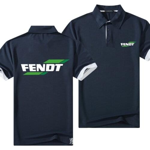 Brand for FENDT Polo Shirt Men Cotton Short Sleeve Tee Shirts Mens Casual Summer Breathable Solid Color Polos shirt