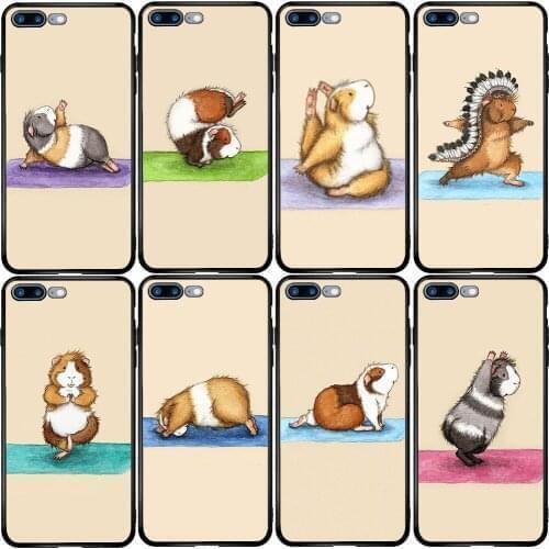 Phone Case for Huawei P smart Z Mate 9 10 20 30 P10 P20 P30 P40 Lite E Pro Plus 2019 2020 Cute Guinea Pig Yoga