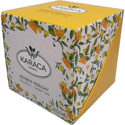 WONDERFUL MAGNIFICENT Karaca Roibos - Yeşilçay (Rooibos - Green Tea) Herbal Tea 100 gr QUALITY WITH BEVERAGES WITH CONVERSATIONS