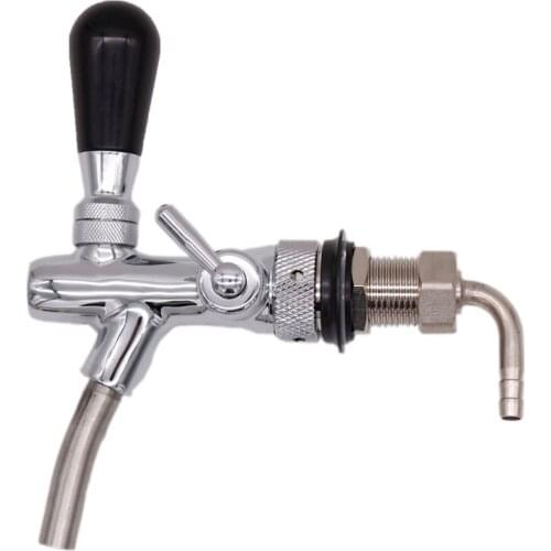 Chrome Flow Control Draft Beer Faucet G5/8