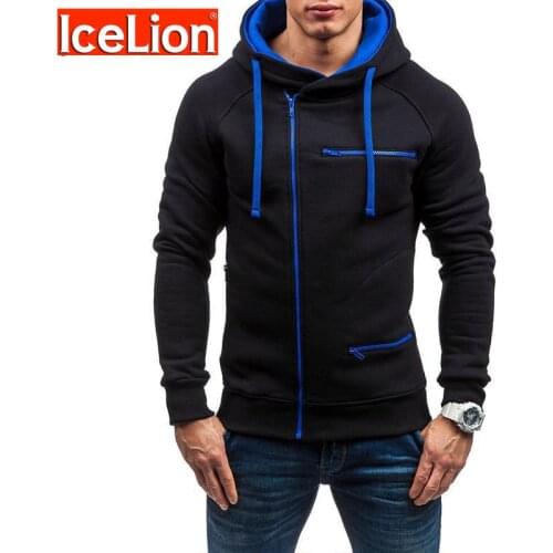 IceLion Men's Zip Hoodies