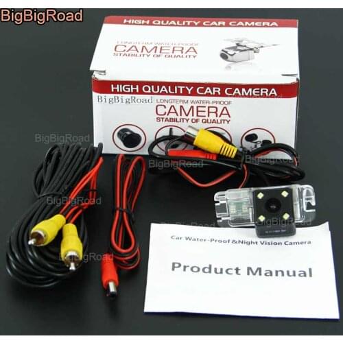 BigBigRoad For Jeep Compass 2014 / Ford Explorer U502 2010~2015 Car Rear View Reverse Backup Camera Night Vision parking camera