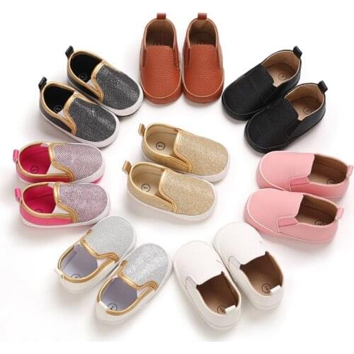 Leather baby shoes infant sneaker shoes newborn first walker soft soled toddler footwears for 0 -1year