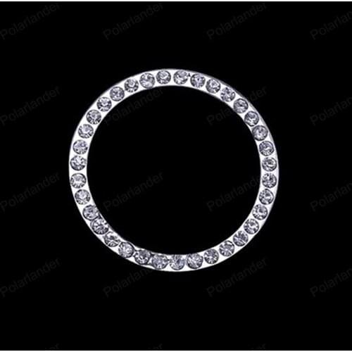 Key Ring cover aluminium alloy crystal Ignition Switch sticker Auto Parts For H/onda A/vancier