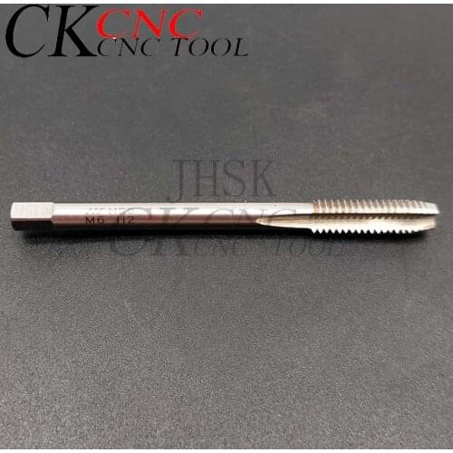 Thin handle hand tap Steel Metric Thread Tap Tapping Tool Spiral Point Straight Fluted Screw Taps Tool Hand Tap Drill M6