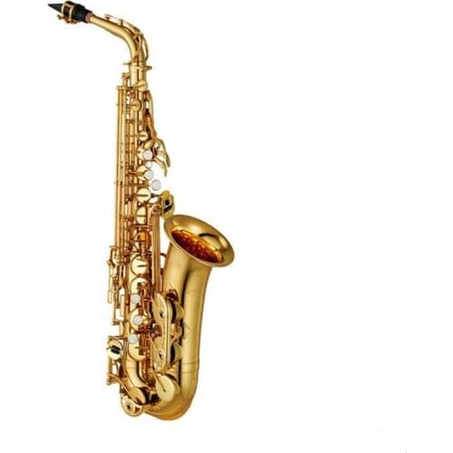 New Alto Saxophone YAS-82Z Gold Key Super Musical instrument High Quality Electrophoretic Gold Sax Mouthpiece Gift