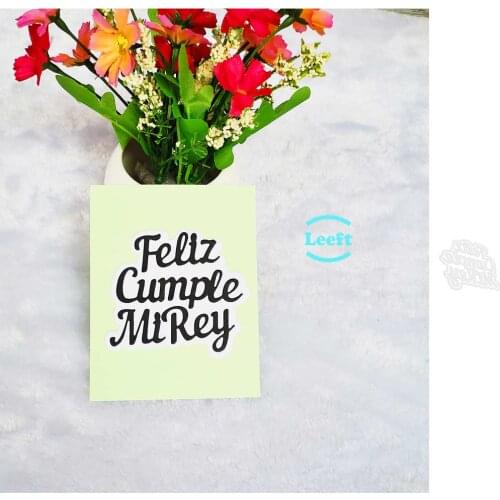 New Design Spainish Words Dies Cutting Stencil Template for DIY Embossing Paper Photo Album Gift Card Making Scrapbooking Dies