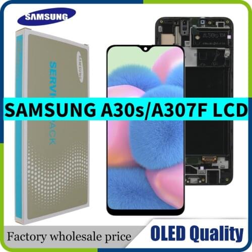 10pcs/lot 6.4" OLED Display For Samsung Galaxy A30s A307F A307 A307FN A307A LCD Display Screen replacement Digitizer Assembly