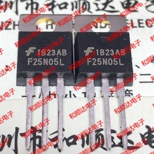 Original New 5pcs/ RFP25N05L F25N05L TO-220 50V 25A