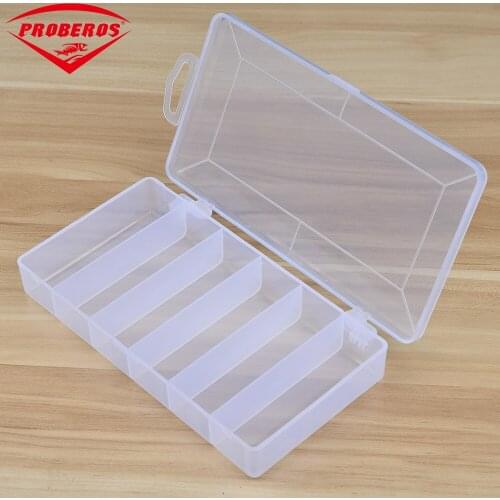 Fishing Tool Accessaries Small 8 Compartment Plastic Box for Fishing Lures 13*6*2.5cm Transparent Hooks Fishing Tackle Spoons