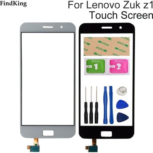 Touch Screen For Lenovo ZUK Z1 Z1221 Touch Screen Front Glass Digitizer Panel Sensor Mobile Phone Tools Adhesive