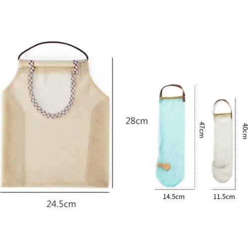Veggie Bag Kitchen Storage Bags for Vegetables Reusable Bag for Fruit Patatos Onion Storage Net Shopping Bags Veggies Hand Bags