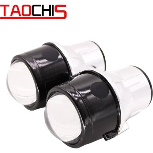 Taochis Universal M6 Car-Styling 2.5 inch Hi/Lo Beam Foglight Projector Lens Bi-Xenon HID H11 fog light lens Motorcycle