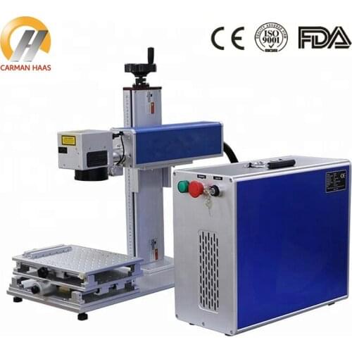 High Quality Split 30W Desktop Fiber Laser Marking Machine Price 1064nm Metal Marking Laser Engraving Machine Nameplate