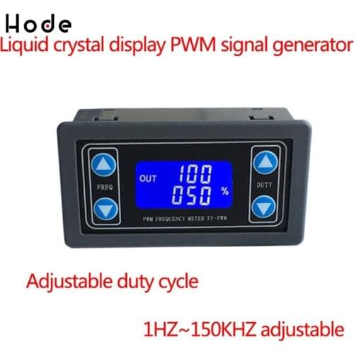 1 HZ-150 KHZ LCD Digital Display PWM Pulse Frequency Duty Cycle Ratio Adjustable Square Wave Rectangular Wave Signal Generator