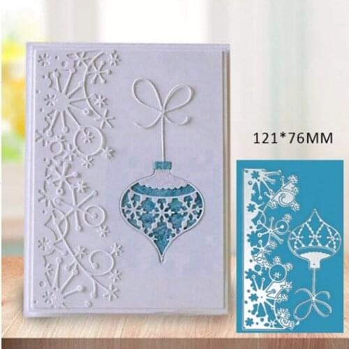 1pcs Snowflake Lace/Christmas Bell Metal Cutting Dies For Stamps Scrapbooking Stencils DIY Paper Album Cards Decor Embossing